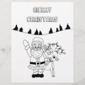 パーソナライズされたサンタからの子ども向け手紙 (裏面)