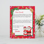 パーソナライズされたサンタからの子ども向け手紙 (スタンド正面)