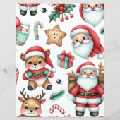 パーソナライズされたサンタからの子ども向け手紙 (裏面)