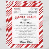 パーソナライズされたサンタからの手紙 (正面/裏面)