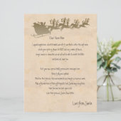 パーソナライズされたサンタからの手紙 シーズンカード (スタンド正面)