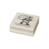 パーソナライズされたサンタのサック差出人住所 ラバースタンプ (スタンプ)