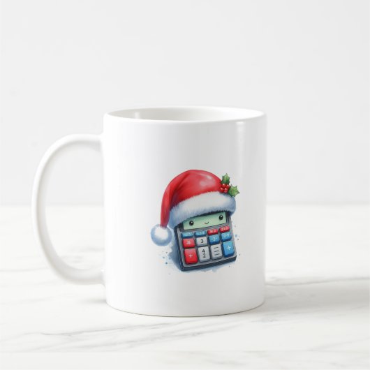 パーソナライズされたサンタクお気に入りのト コーヒーマグカップ (左)