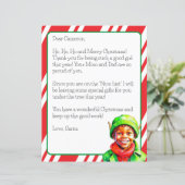 パーソナライズされたサンタクロースからの子ども向け手紙 (スタンド正面)