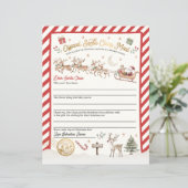 パーソナライズされたサンタクロースへの北極の公式書簡 (スタンド正面)