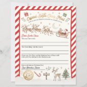 パーソナライズされたサンタクロースへの北極の公式書簡 (正面)