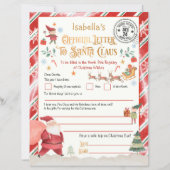 パーソナライズされたサンタクロースへの北極の公式書簡 (正面)