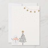 パーソナライズされたサンタクロースへの北極の公式書簡 招待状 (裏面)