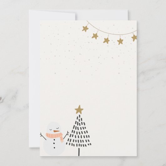 パーソナライズされたサンタクロースへの北極の公式書簡 招待状 (裏面)