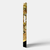 パーソナライズされたシックエレガントな黒と金ゴールドきらきら光る Case-Mate iPhoneケース (裏面 / 右)