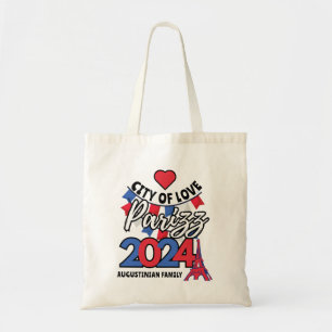 パーソナライズされたシティオブラブパリパリパリ2024 トートバッグ