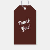 パーソナライズされたシナモン転がスイーツバンベーカリー ギフトタグ (裏面)