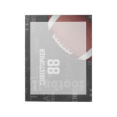 パーソナライズされたシャルボードアメリカンフットボール ノートパッド (回転)