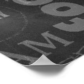 パーソナライズされたシャルボードアメリカンフットボール ポスター (角)