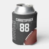 パーソナライズされたシャルボードアメリカンフットボール 缶クーラー (缶正面)