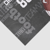 パーソナライズされたシャルボードアメリカンフットボール 薄葉紙 (詳細)