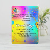 パーソナライズされたシンコ・デ・マヨ・パーティーの招待状 招待状 (スタンド正面)