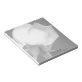 パーソナライズされたシンプルエレガントバラ ノートパッド (アングル)