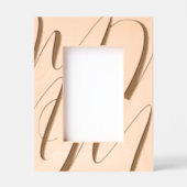 パーソナライズされたシンプルエレガント レーザー彫刻フレーム (正面)