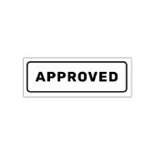 パーソナライズされたシンプルスタイリッシュ黒 セルフインキングスタンプ (デザイン)