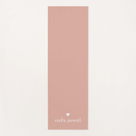 パーソナライズされたシンプルハート ヨガマット