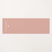 パーソナライズされたシンプルハート ヨガマット (正面(横))