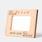 パーソナライズされたシンプルモダン最高のボス レーザー彫刻フレーム (左)