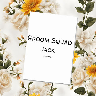 パーソナライズされたシンプルモノグラムあなたの名前を結婚追加 テーブルナンバー