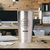 パーソナライズされたシンプルロゴステンレス鋼タンブラー 保温保冷タンブラー