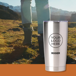 パーソナライズされたシンプルロゴステンレス鋼タンブラー 保温保冷タンブラー