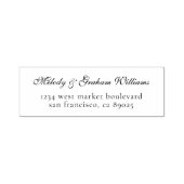 パーソナライズされたシンプル差出人住所 セルフインキングスタンプ (デザイン)