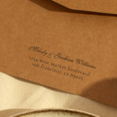 パーソナライズされたシンプル差出人住所 セルフインキングスタンプ