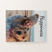 パーソナライズされたシンプル簡単 ジグソーパズル (横)