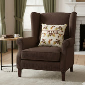 パーソナライズされたシンプル紅葉 クッション