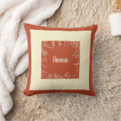 パーソナライズされたシンプル紅葉 クッション (ブランケット)