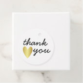 パーソナライズされたシンプル金ゴールドハート フェイバータグ (インサイチュ)