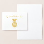 パーソナライズされたシンプル 箔カード (ディスプレー)