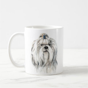 パーソナライズされたシーズー（犬） コーヒーマグカップ