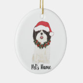 パーソナライズされたシーズー(犬)津 セラミックオーナメント (右)
