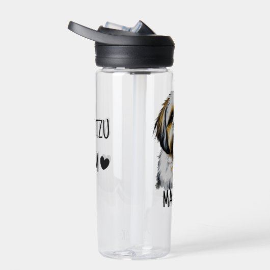 パーソナライズされたシーズー（犬） |犬の母 ウォーターボトル (右面)