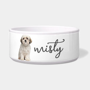 パーソナライズされたシーズー(犬)Tzu食品 ボウル