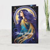 パーソナライズされたジュエリー ギャラクシー 十二星座 おとめ座 カード (正面)