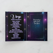 パーソナライズされたジュエリー ギャラクシー 十二星座 おとめ座 カード (内部)