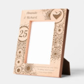 パーソナライズされたジュビリー レーザー彫刻フレーム (左)