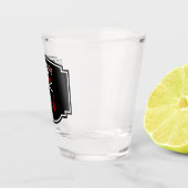 パーソナライズされたジョリー・ロジャー（カットラス） ショットグラス (右)