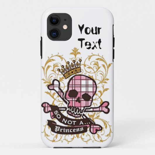 パーソナライズされたスカルのケースのメイトIPhone 5 Case-Mate iPhoneケース (裏面)
