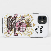 パーソナライズされたスカルのケースのメイトIPhone 5 Case-Mate iPhoneケース (裏面(横))