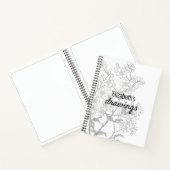 パーソナライズされたスケッチ ノートブック (内部)