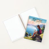 パーソナライズされたスケッチ – 旅行 – ノート – 日記 (内部)