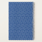 パーソナライズされたスコットランド水玉模様かわいいカスタム ノートブック (裏面)